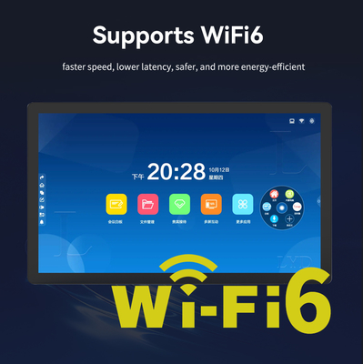 Ultra-sottile display pubblicitario commerciale da 32 pollici con segnaletica digitale con schermo tattile Rockchip quad core tablet Android PC POE NFC WIFI