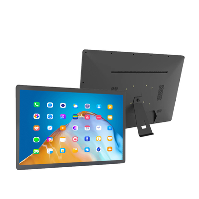 Ultra-sottile display pubblicitario commerciale da 32 pollici con segnaletica digitale con schermo tattile Rockchip quad core tablet Android PC POE NFC WIFI