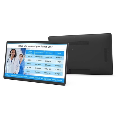 Tablet PC Android da 14 pollici da parete con montaggio a parete, 4G LTE POE NFC Touch screen per bambini, istruzione, apprendimento, ufficio intelligente, lettore di poster digitali