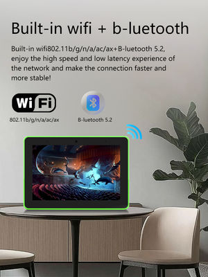 Tablet Android da 8 pollici da parete con touch capacitivo a 10 punti, PoE e NFC per la prenotazione di sale riunioni