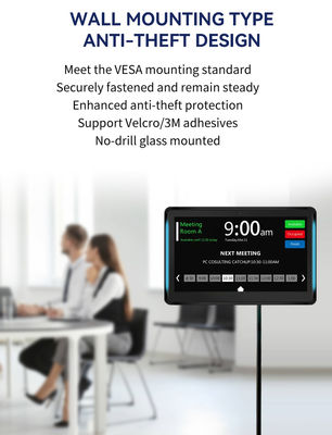 101 pollici di montaggio a parete business tablet Android PC con LED light bar conferenza programma di visualizzazione