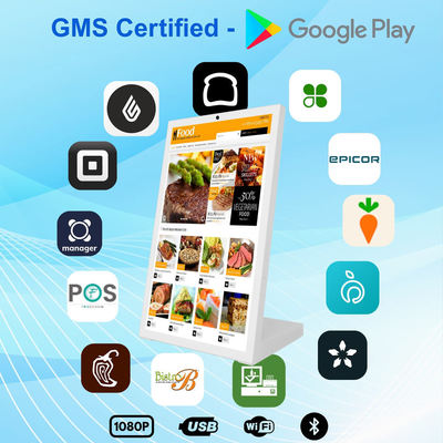 15.6 pollici NFC Retail Tablet Rockchip quad core L-Shaped Android Tablet computer Ristorante