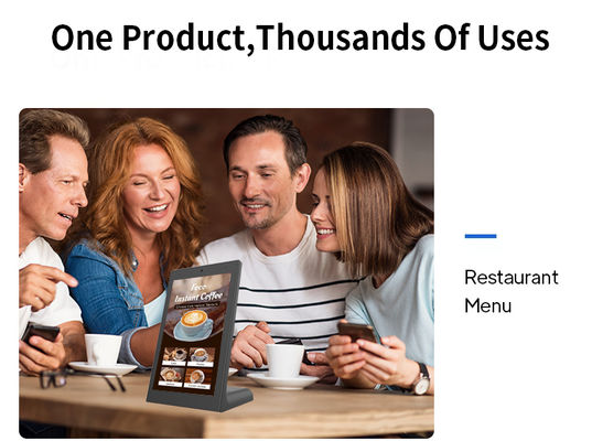 Tablet Android da tavolo a forma di L da 13,3 pollici RK3568 POE per chioschi aziendali, ristoranti e altri servizi