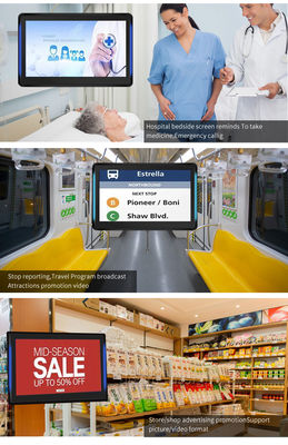 Tablet PC Android POE da 15,6 pollici con montaggio a parete RK3566, luce LED, sistema di prenotazione sale riunioni