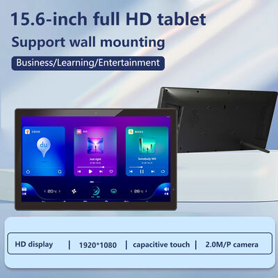Tablet PC con sistema operativo Win 10 IPS 1080p da 15,6 pollici, montaggio a parete, POE, NFC, RJ45, Wi-Fi, touchscreen, display pubblicitario per aziende
