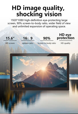 Tablet PC con sistema operativo Windows 10 IPS 1080p da 15,6 pollici, montaggio a parete, POE, NFC, RJ45, Wi-Fi, touchscreen, display pubblicitario per aziende