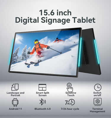 Tablet PC Android RK3566 Quad-Core da 15,6 pollici con display IPS 1080p e supporto POE NFC RFID per sale conferenze