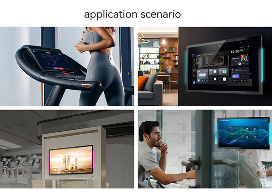 15.6 pollici RK3566 Quad Core Android Tablet PC con LED Light Bar per uso in sala conferenze montata a parete