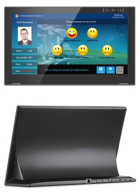 Tablet PC Android per ordinazioni da ristorante da tavolo da 17 pollici Poe NFC L-style per POS Retail