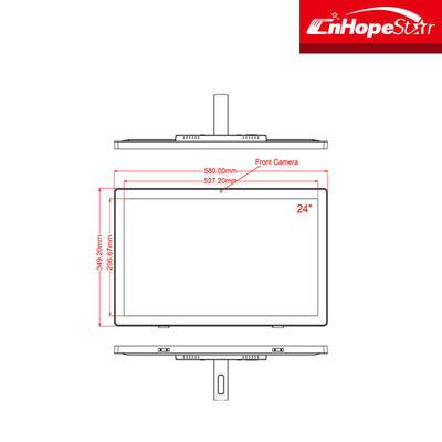 27 pollici Computer a touchscreen all-in-one con tempo di risposta di 5 ms per display interattivi