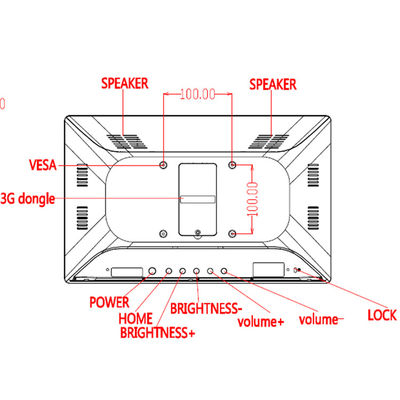 PC All-in-One Touch Screen Ultra Sottile da 15,6 pollici con WiFi RJ45 e PoE da 8 GB ROM