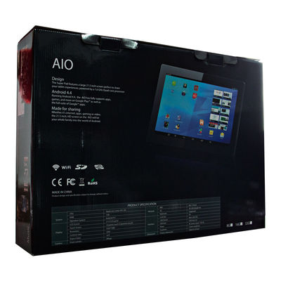 18.5 pollici IPS Screen PC touch screen all-in-one con processore quad core a 1,80 GHz e 10-point capacitive touch