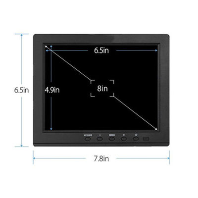 Monitor CCTV LCD da 8 pollici Hopestar con ingressi BNC, AV, HDMI e USB