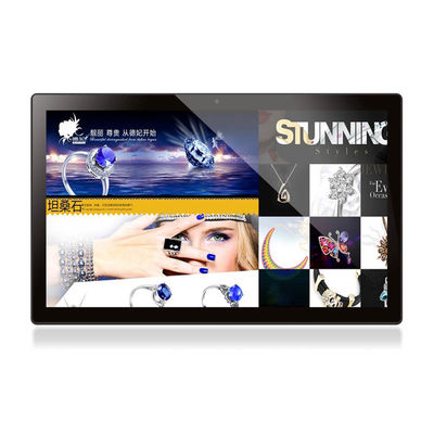 Tablet Android da 24 pollici da parete con luminosità di 350 cd/m2 e supporto HDMI USB per Digital Signage