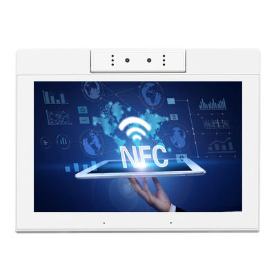 10.1 pollici a forma di L RK3566 POE NFC Android 11 Tablet Pc Desktop Tablet bianco per ordinare ristoranti con doppia fotocamera