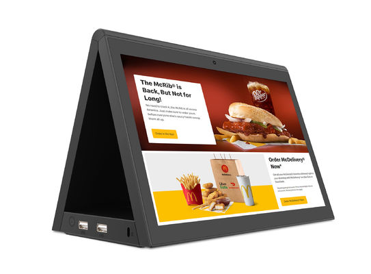 Tablet Android da 10 pollici con doppio schermo RK3288 Desktop POE Advertising Tablet PC