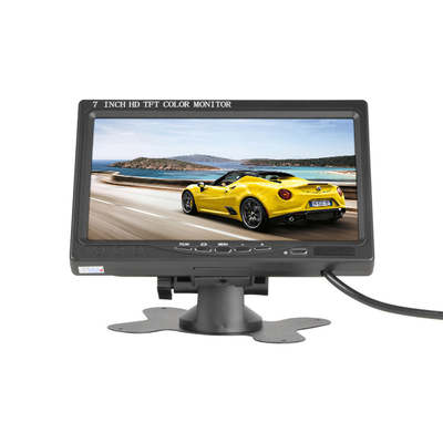 il monitor LCD a 7 pollici dell'automobile di 12-24V 800x480 con i video 2AV espone al sole la visiera