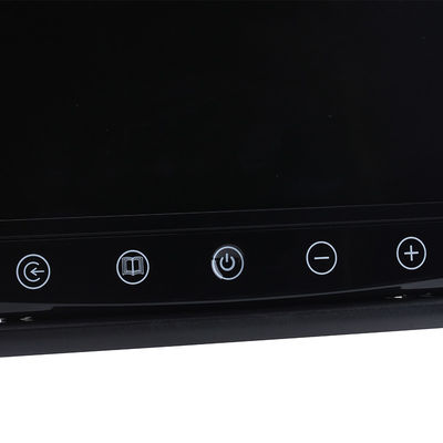 Monitor per auto LCD HD da 9 pollici con 4 ingressi video, ideale per autobus e camion
