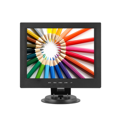 Input LCD a 12 pollici del monitor 1024*768 300cd m2 DVI BNC del FCC Rohs TFT del CE