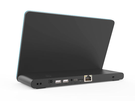 PC Touch Screen All-in-One Android 8.1 da 10,1 pollici con barra luminosa a LED e processore Quad Core Cortex A7
