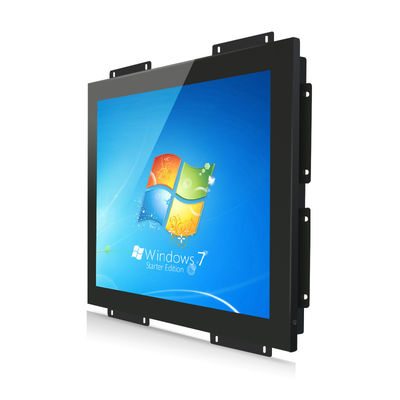Monitor touch a cornice aperta industriale integrato per sistemi