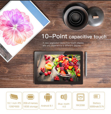 Oem Odm Smart Home 10.1 Inch RK3288 Tablet Montaggio a parete Nfc Poe Tablet Android Con luce a led