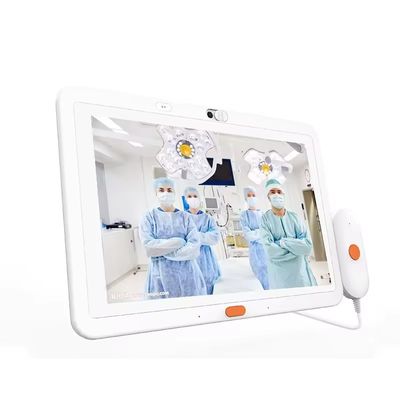 Qualità  wall mount 13.3 inch 1080p health care wifi SIM card solt android tablet pc Nurse Call System for hospital fabbrica