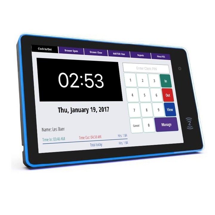 13.3 pollici RK3568 Conference Room Schedule Display Tablet con fotocamera 5.0M/P e luce LED circostante