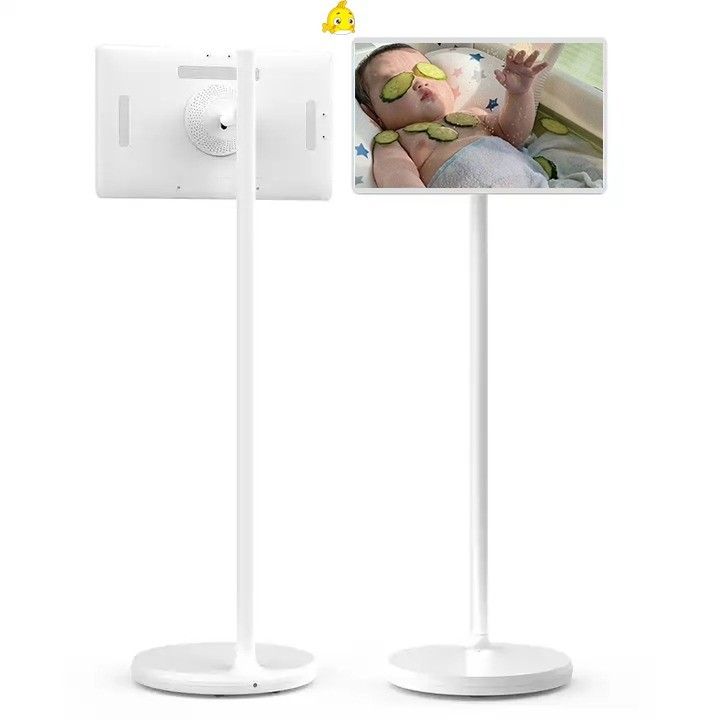 Televisione mobile verticale a terra 27" regolabile a rotazione Smart Stand By Me TV
