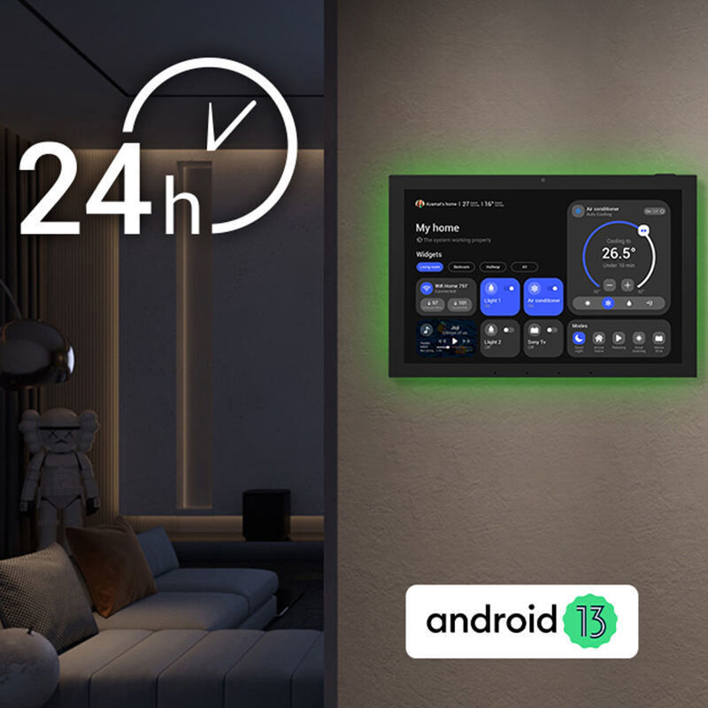 Tablet da parete da 15,6 pollici compatibile con PoE RK3588 per automazione domestica intelligente con Android 13