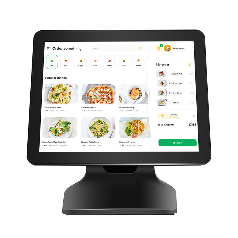 Supermercato Ristorante 15.6 Inch Win10 Cash Register System con terminale POS a schermo singolo e touch screen capacitivo