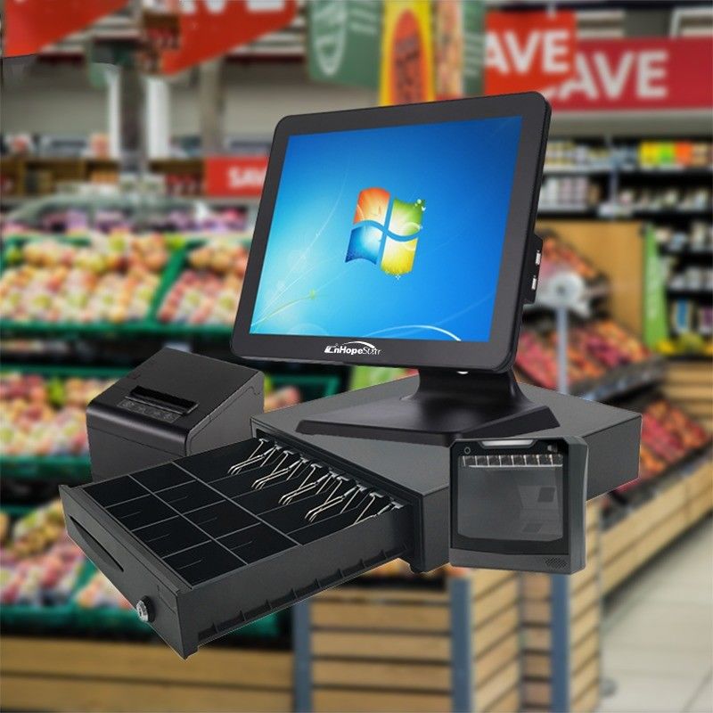 Stampa a trasferimento termico e display per il pagamento in contanti senza problemi nel sistema POS del centro commerciale