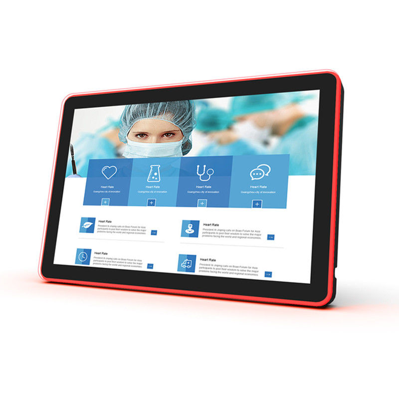 Tablet con touchscreen da parete RK3288 con touch capacitivo a 10 punti e barra luminosa a LED
