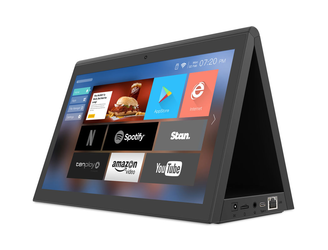 10 pollici RK3288 Quad Core Android Tablet con doppio schermo per uso industriale e commerciale