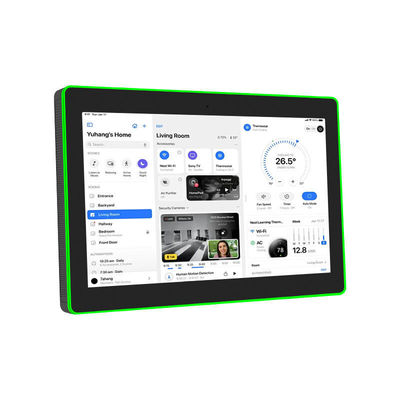 13.3 Inch Wall Mounted Conference Room Tablet NFC/RFID POE Commercial Android Tablet Circondante luce a led