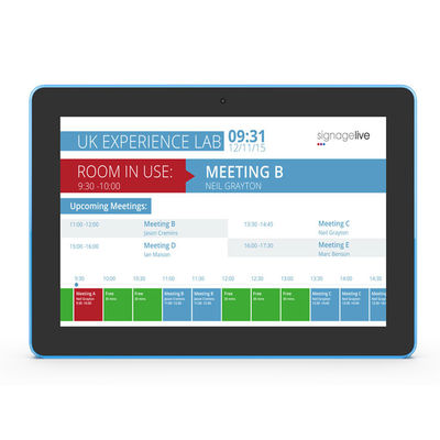 10 pollici di luce a LED Android 8.1 Tablet PC NFC POE Tutto in un PC
